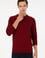 Erkek Bordo Basic Sweatshirt