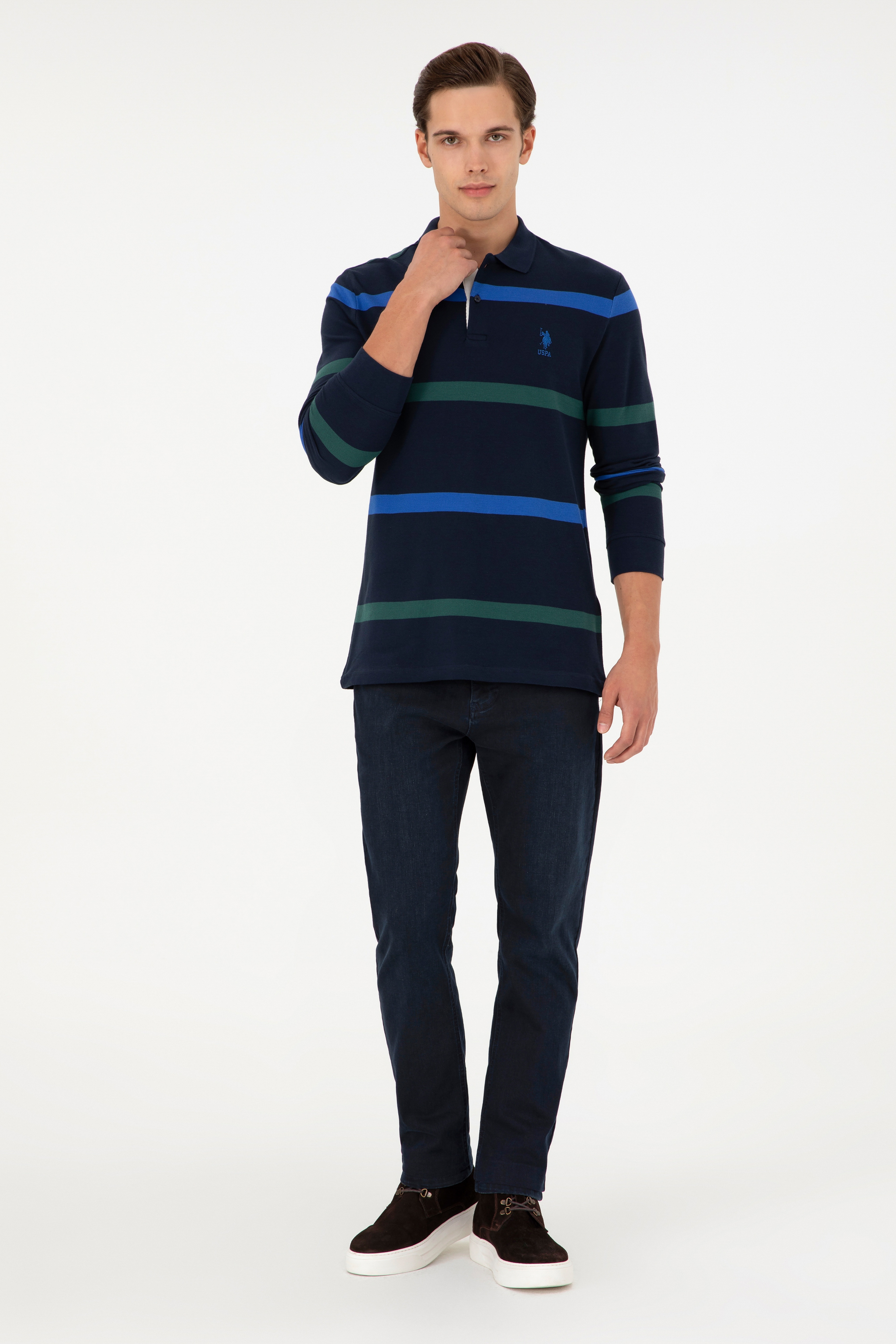 Erkek Lacivert Sweatshirt