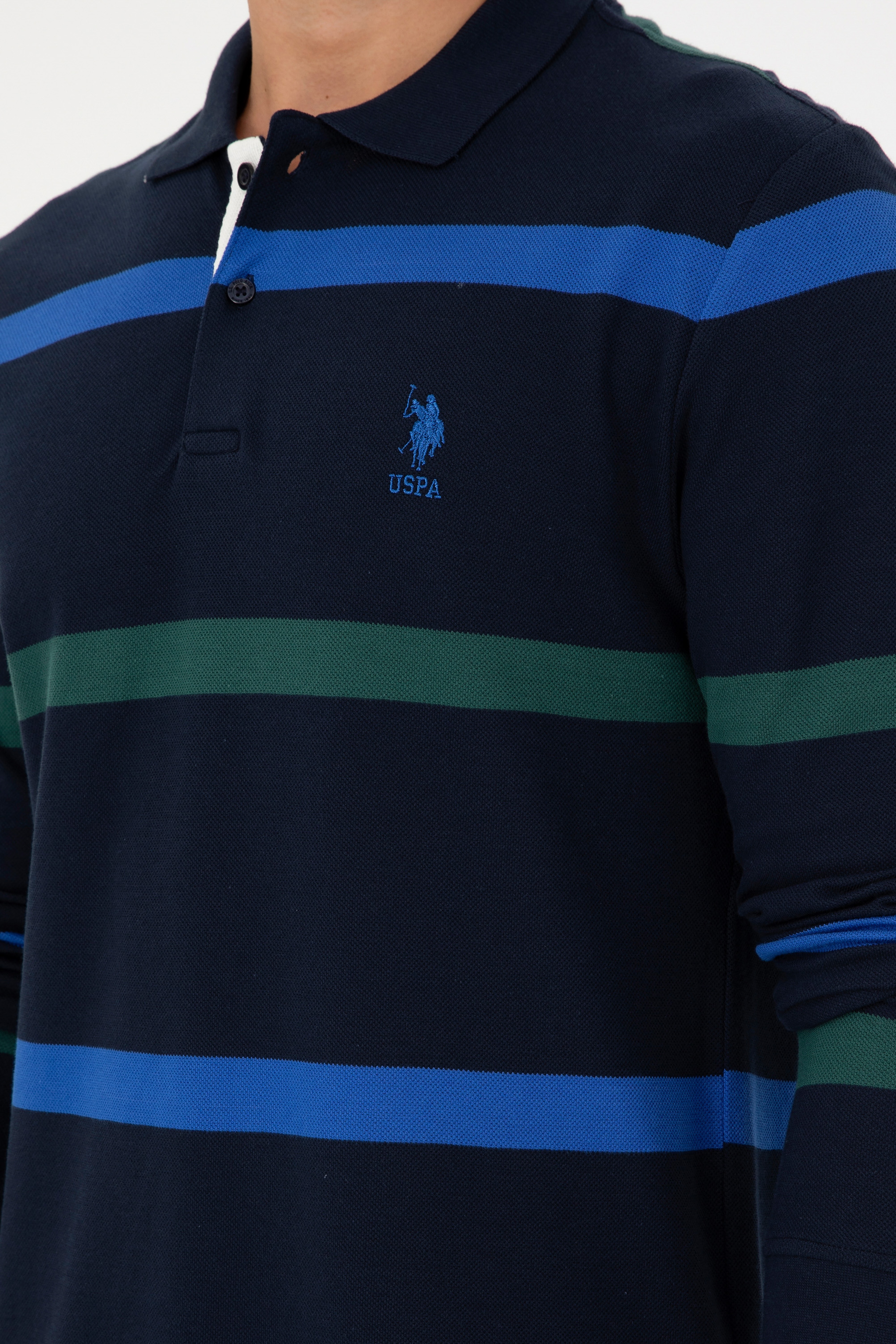 Erkek Lacivert Sweatshirt - Image 7