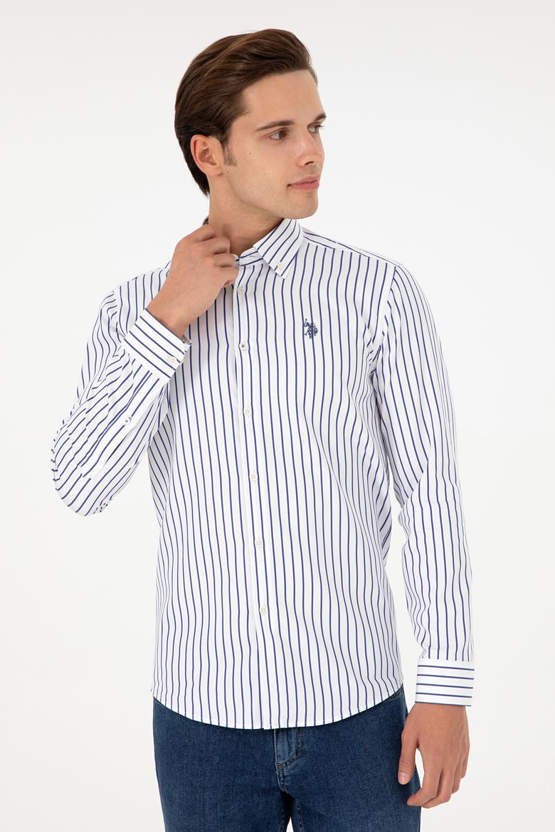 Erkek Lacivert Uzun Kollu Gömlek - 50296420028