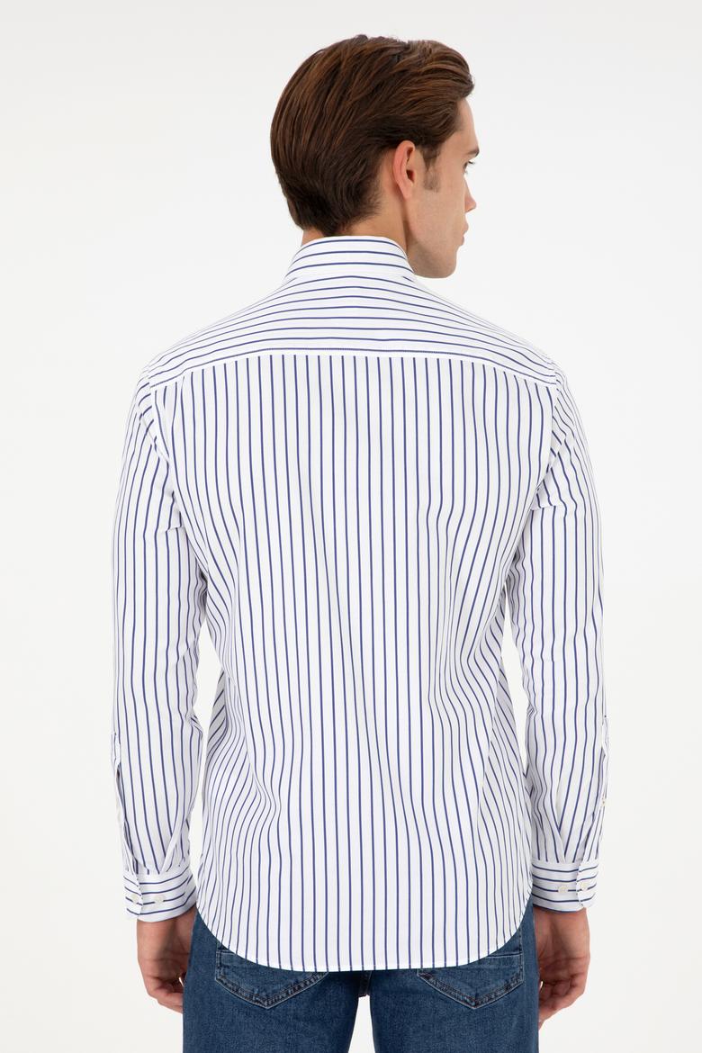 Erkek Lacivert Uzun Kollu Gömlek - 50296420028