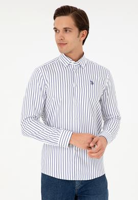 Erkek Lacivert Uzun Kollu Gömlek - 50296420028