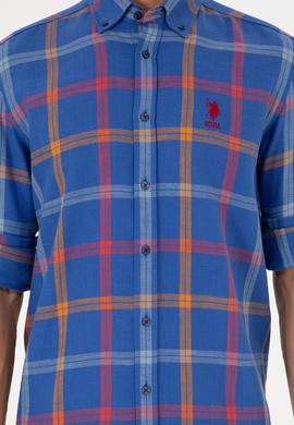 Erkek Saks Uzun Kollu Gömlek - 50290279001