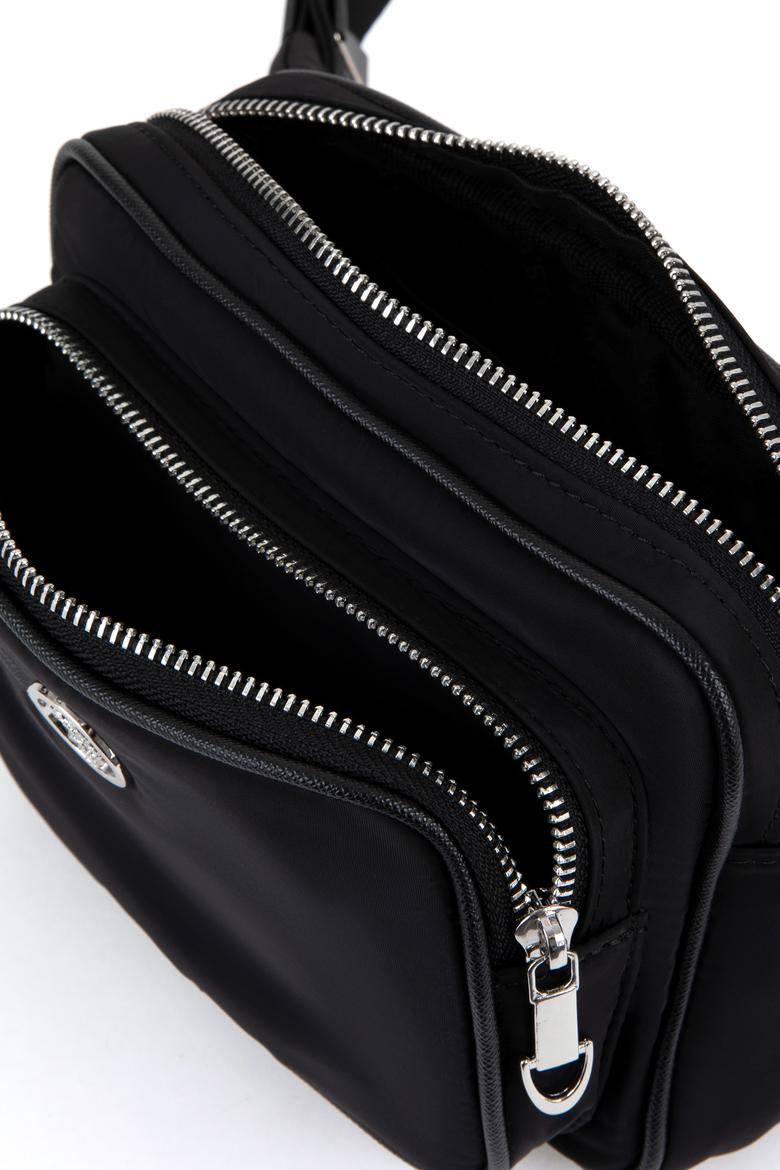 Kadın Siyah Kapitone Bel Çantası - 50300298001