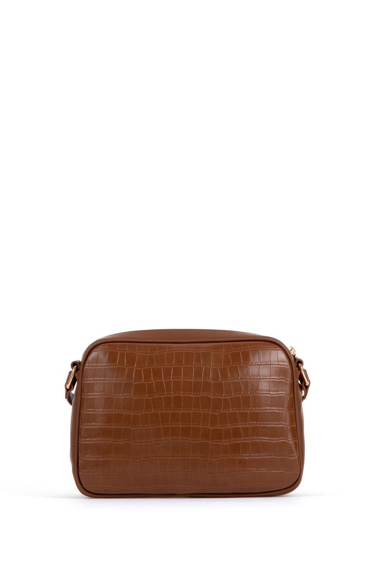 Kadın Taba Kroko Çapraz Çanta - 50300277002
