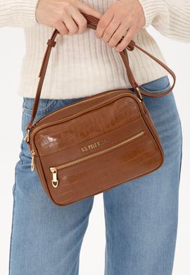 Kadın Taba Kroko Çapraz Çanta - 50300277002