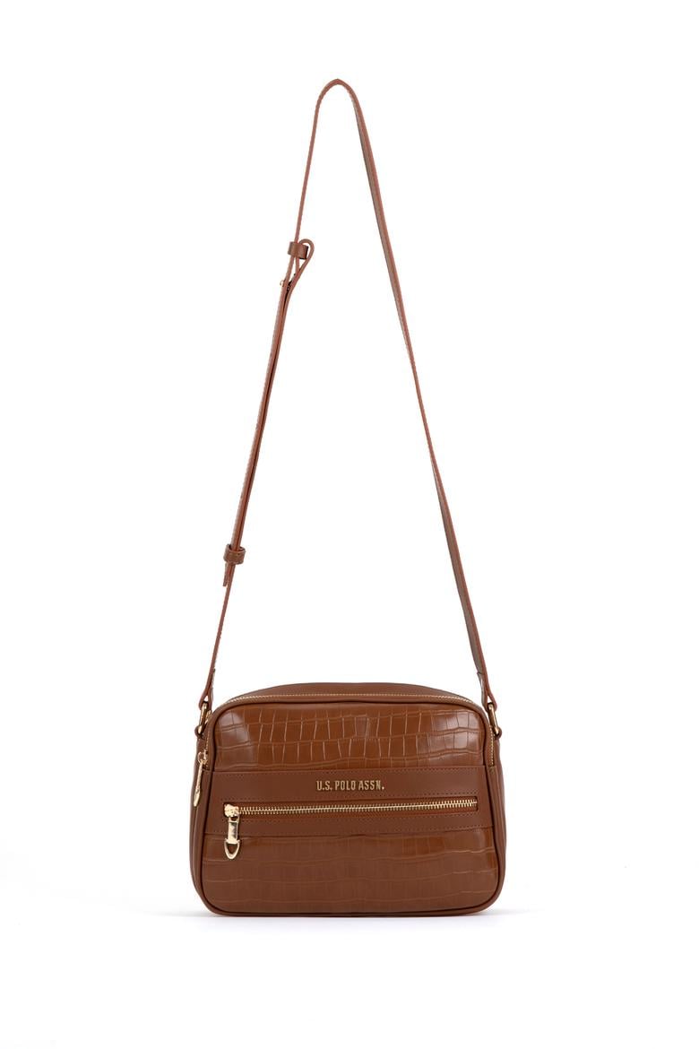 Kadın Taba Kroko Çapraz Çanta - 50300277002