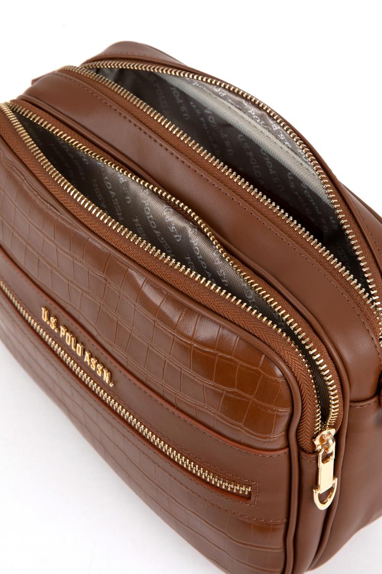 Kadın Taba Kroko Çapraz Çanta - 50300277002