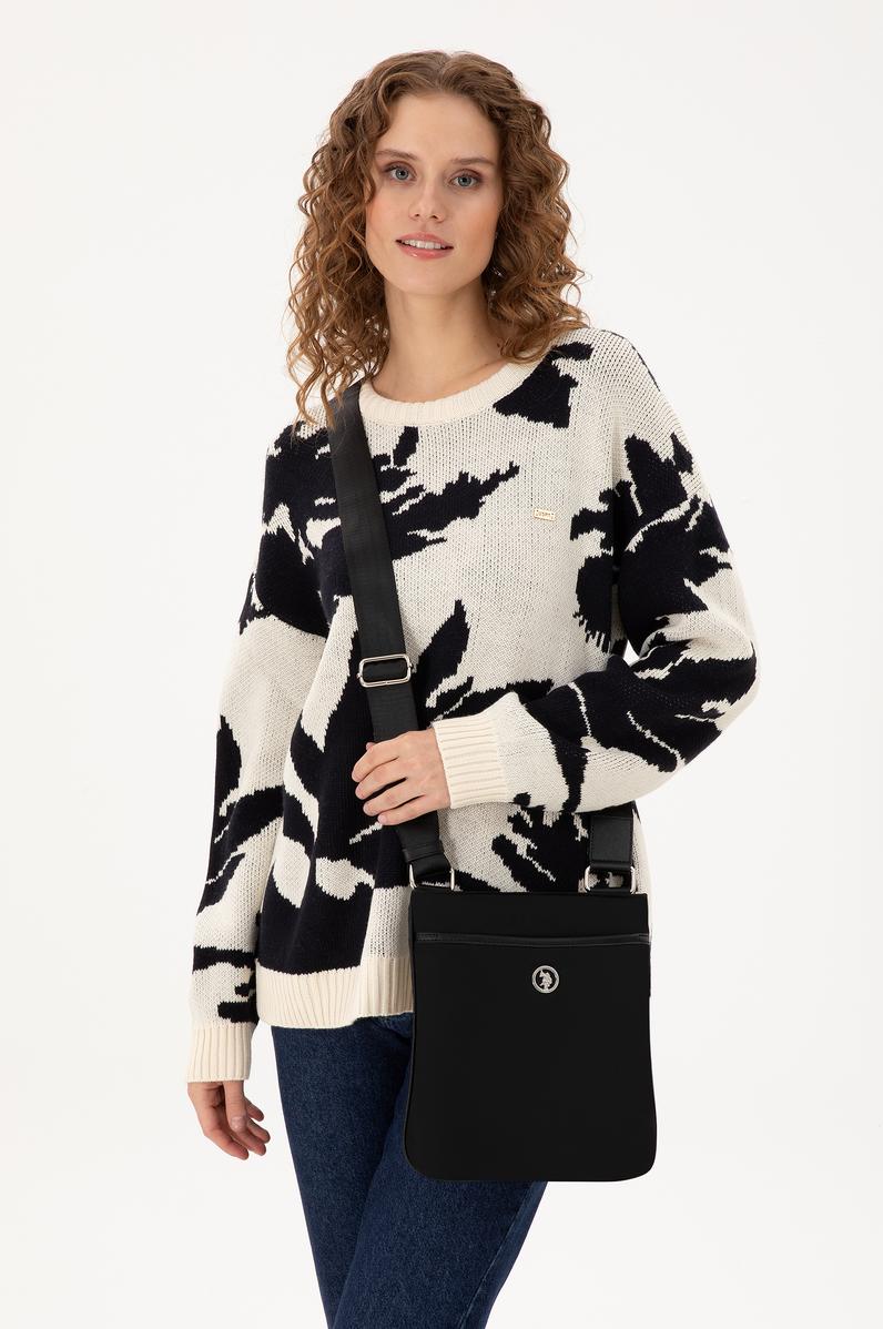 Kadın Siyah Kapitone Çapraz Çanta