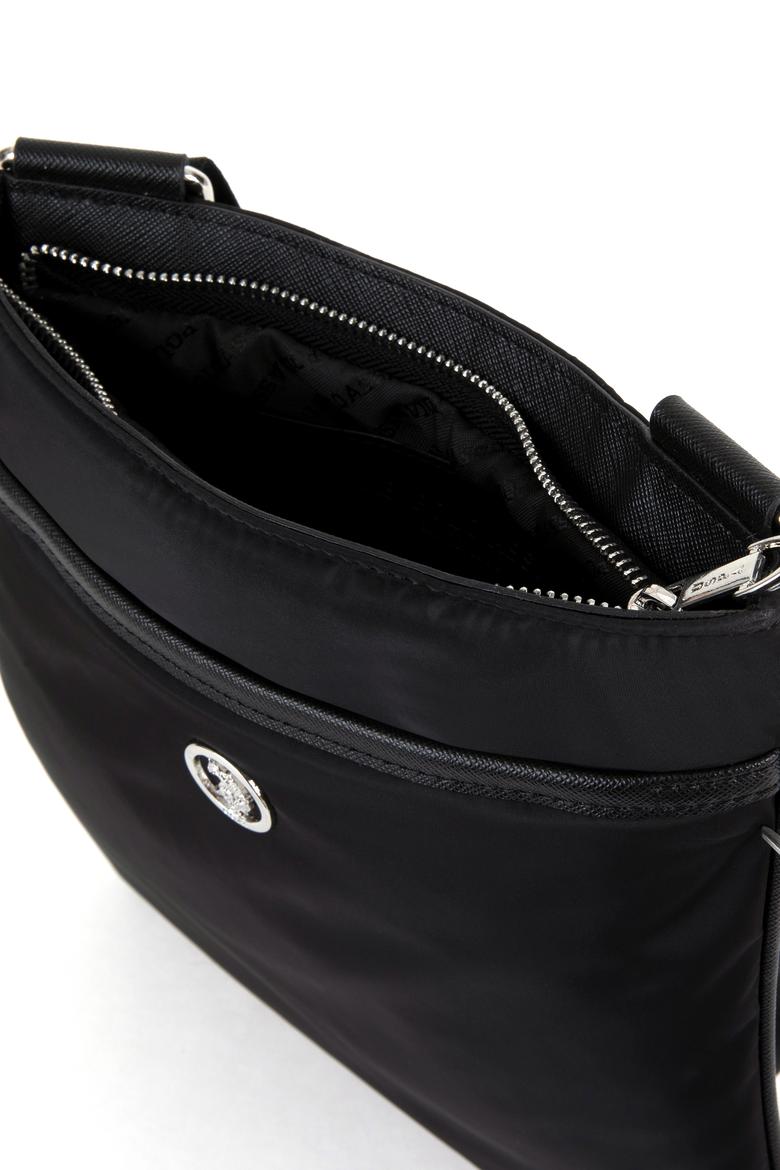 Kadın Siyah Kapitone Çapraz Çanta - 50300296002