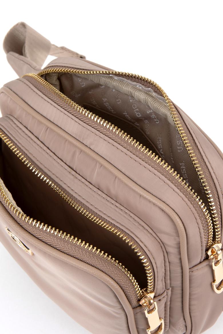 Kadın Bej Kapitone Bel Çantası - 50300298003