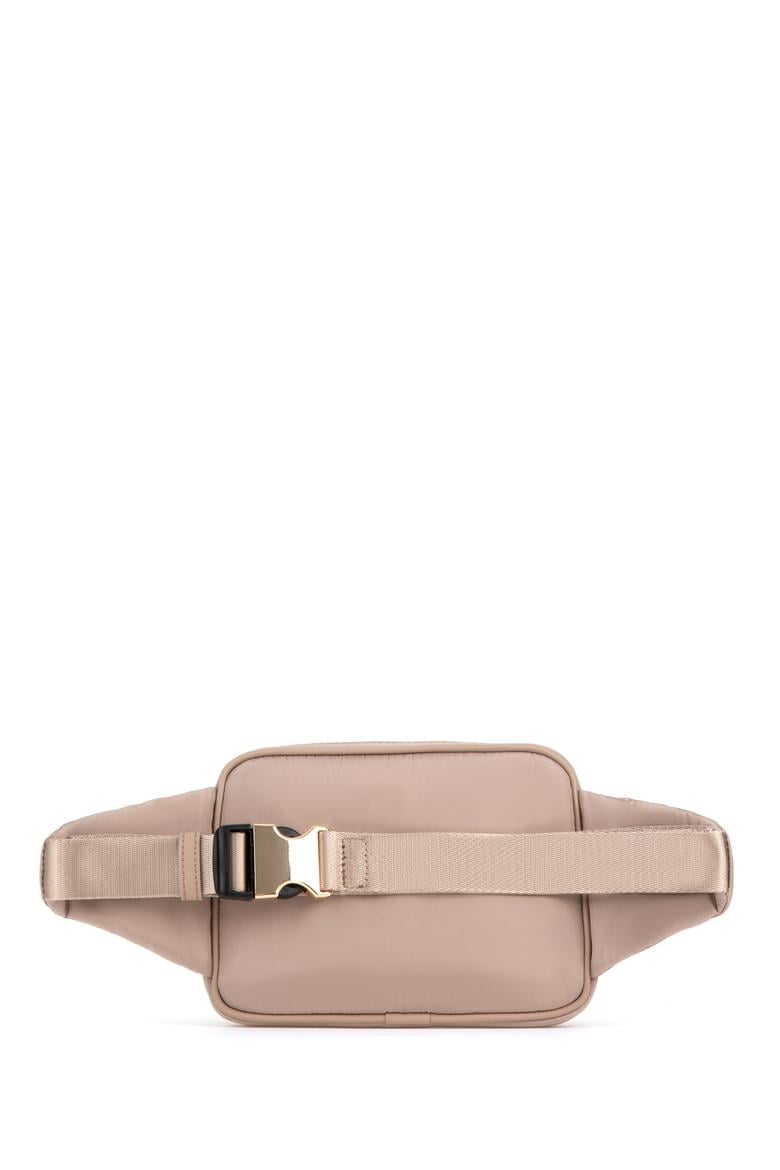 Kadın Bej Kapitone Bel Çantası - 50300298003