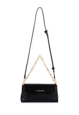 Kadın Siyah Kroko Çapraz Çanta - 50300343001