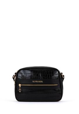 Kadın Siyah Kroko Çapraz Çanta - 50300277001