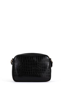 Kadın Siyah Kroko Çapraz Çanta - 50300277001