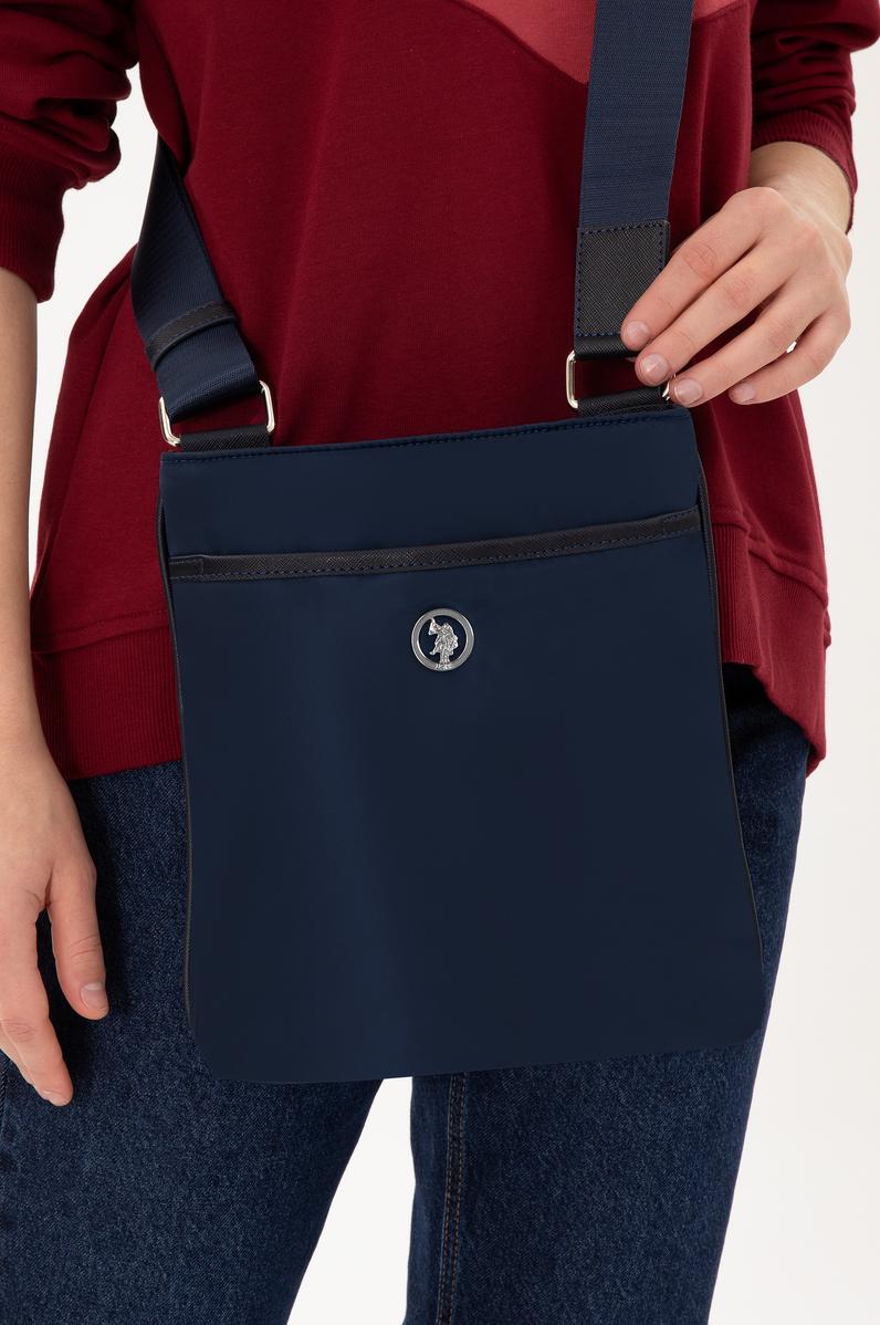 Kadın Lacivert Kapitone Çapraz Çanta