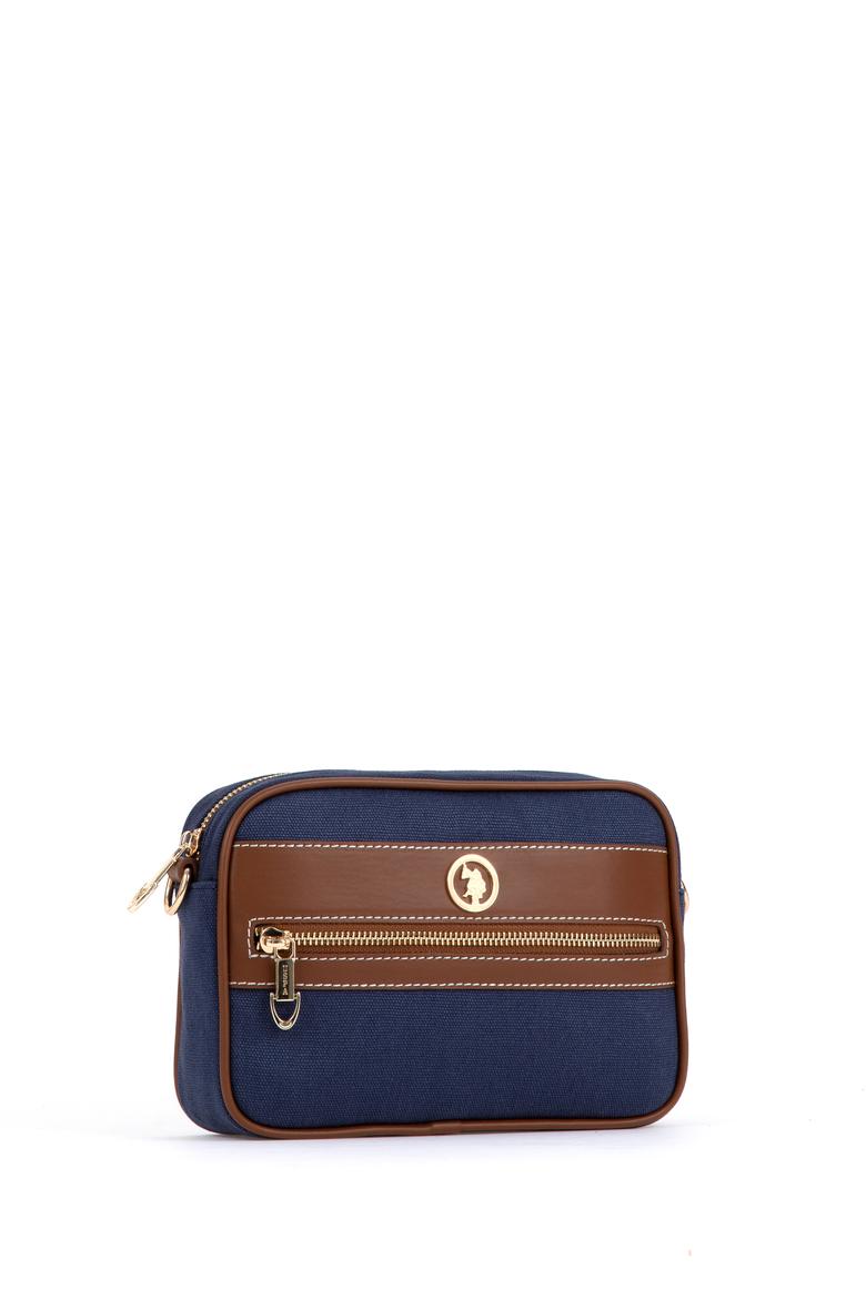 Kadın Lacivert Kanvas Çapraz Çanta - 50300319003