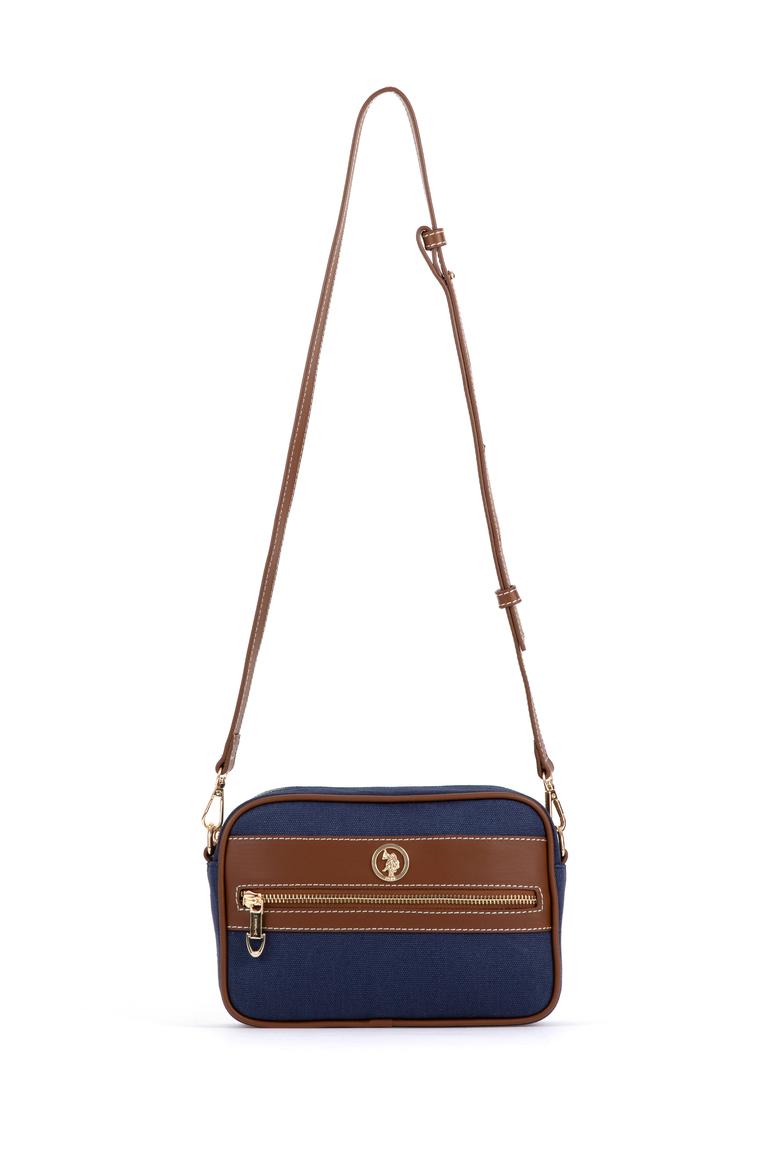 Kadın Lacivert Kanvas Çapraz Çanta - 50300319003