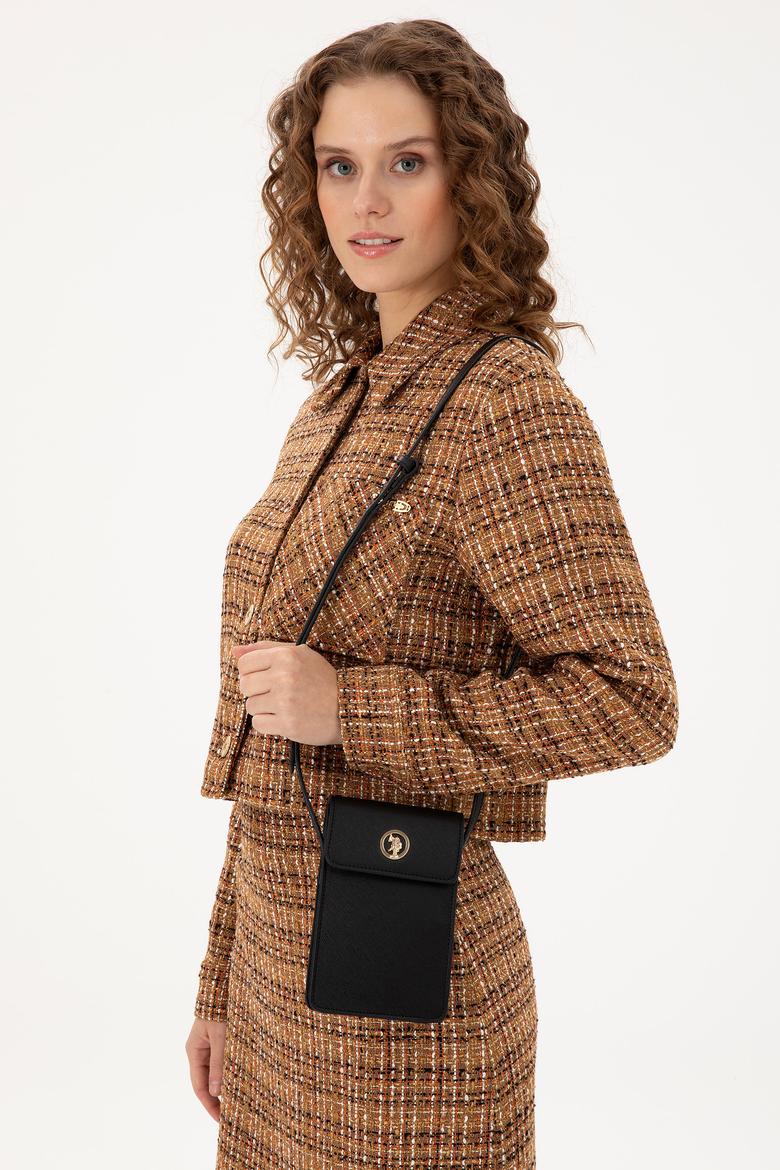 Kadın Siyah Telefon Çantası