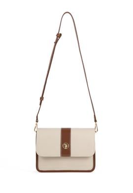 Kadın Krem Kanvas Çapraz Çanta - 50300318001