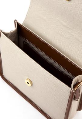 Kadın Krem Kanvas Çapraz Çanta - 50300318001