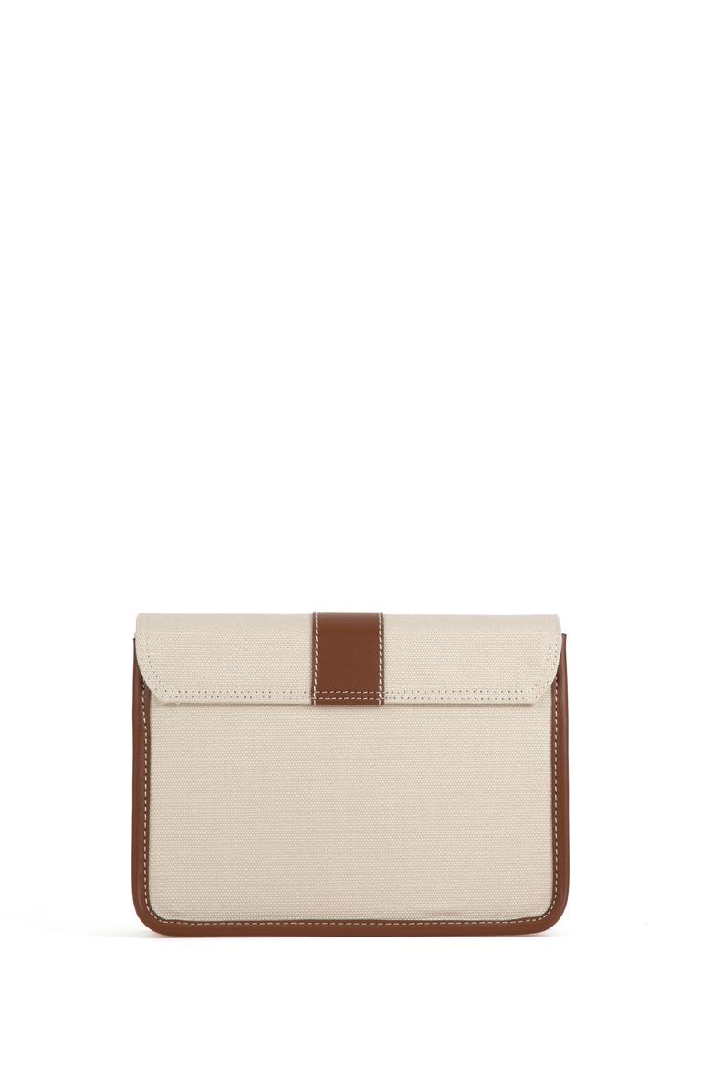 Kadın Krem Kanvas Çapraz Çanta - 50300318001