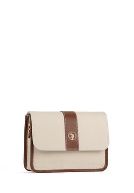 Kadın Krem Kanvas Çapraz Çanta - 50300318001