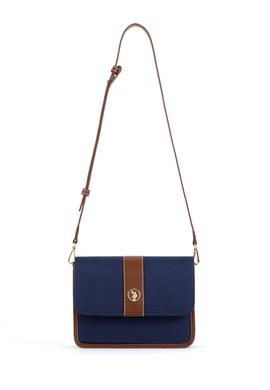 Kadın Lacivert Kanvas Çapraz Çanta - 50300318003