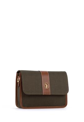 Kadın Haki Kanvas Çapraz Çanta - 50300318002