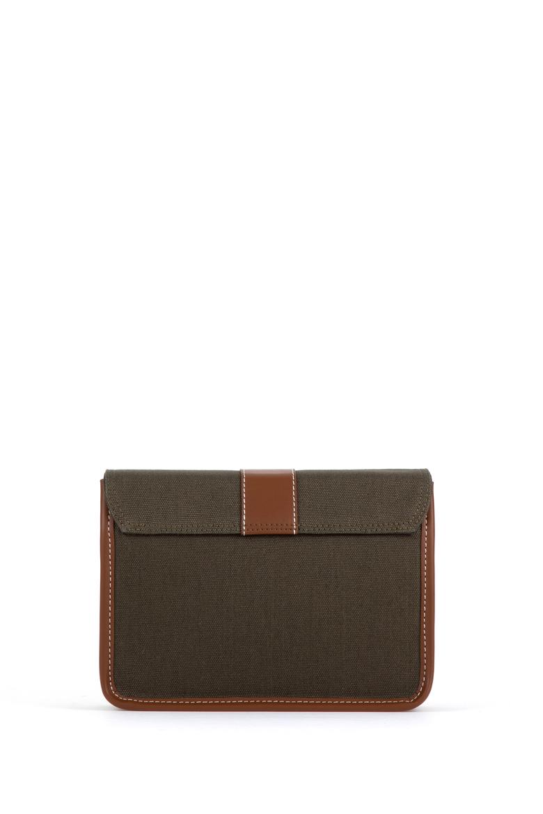 Kadın Haki Kanvas Çapraz Çanta - 50300318002