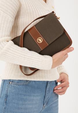 Kadın Haki Kanvas Çapraz Çanta - 50300318002