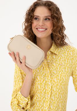 Kadın Krem Çapraz Çanta - 50300279005