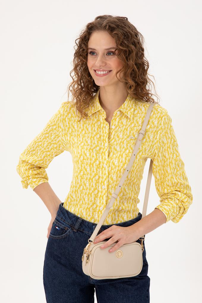 Kadın Krem Çapraz Çanta