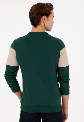 Erkek Koyu Yeşil Sweatshirt - 50296190027
