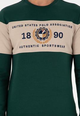 Erkek Koyu Yeşil Sweatshirt - 50296190027