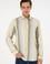Erkek Açık Haki Uzun Kollu Gömlek