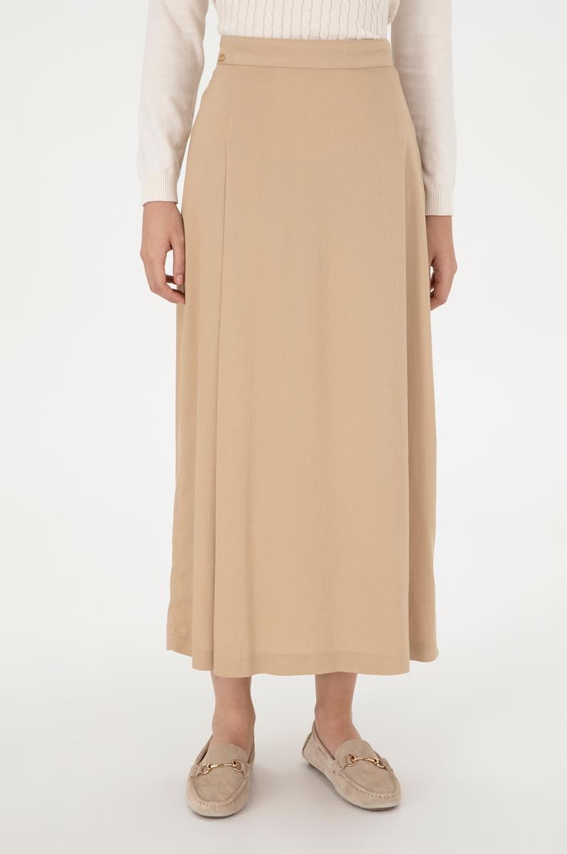 Kadın Kum Maxi Boy Dokuma Etek