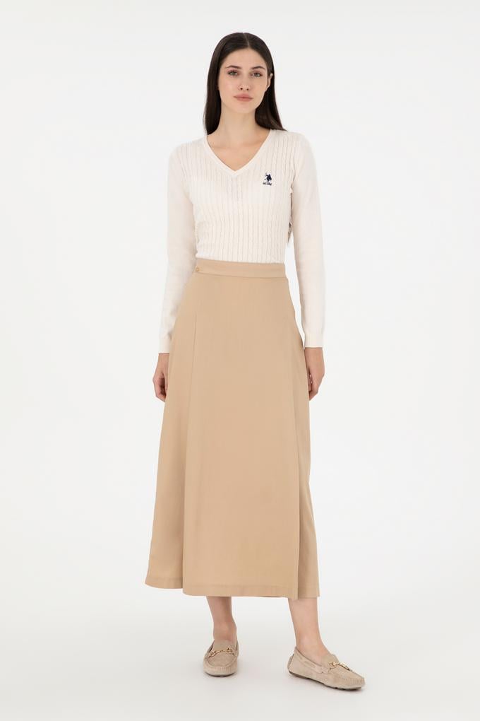 Kadın Kum Maxi Boy Dokuma Etek