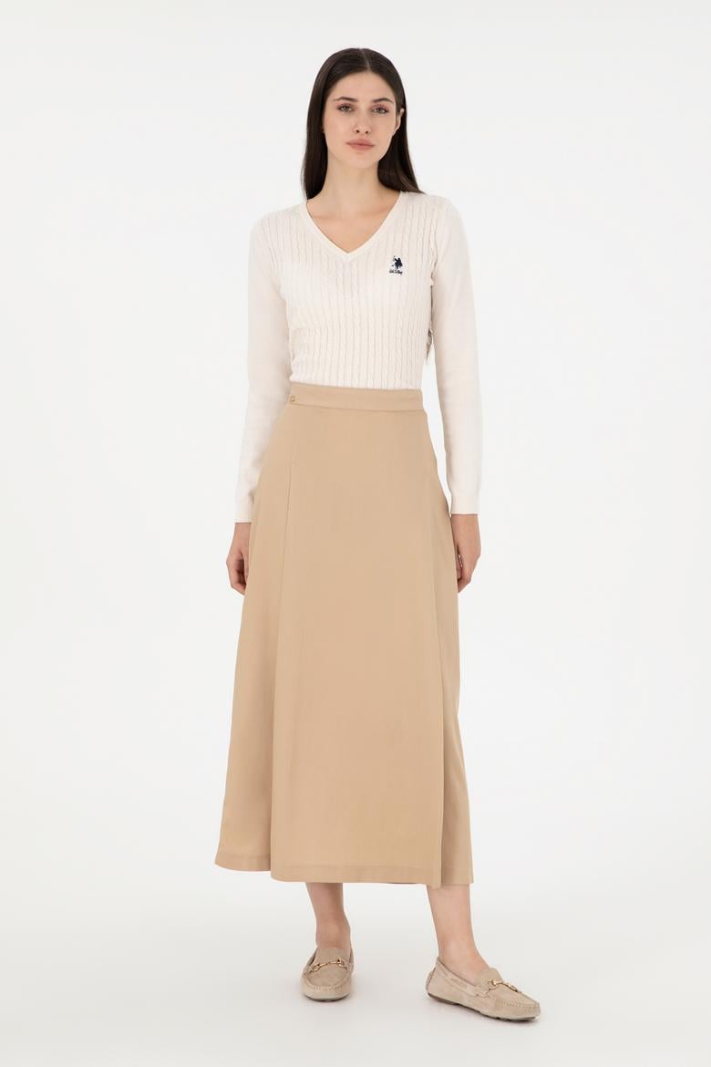 Kadın Kum Maxi Boy Dokuma Etek