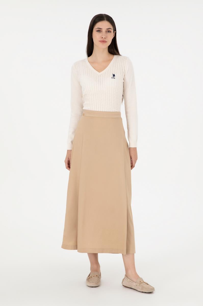Kadın Kum Maxi Boy Dokuma Etek