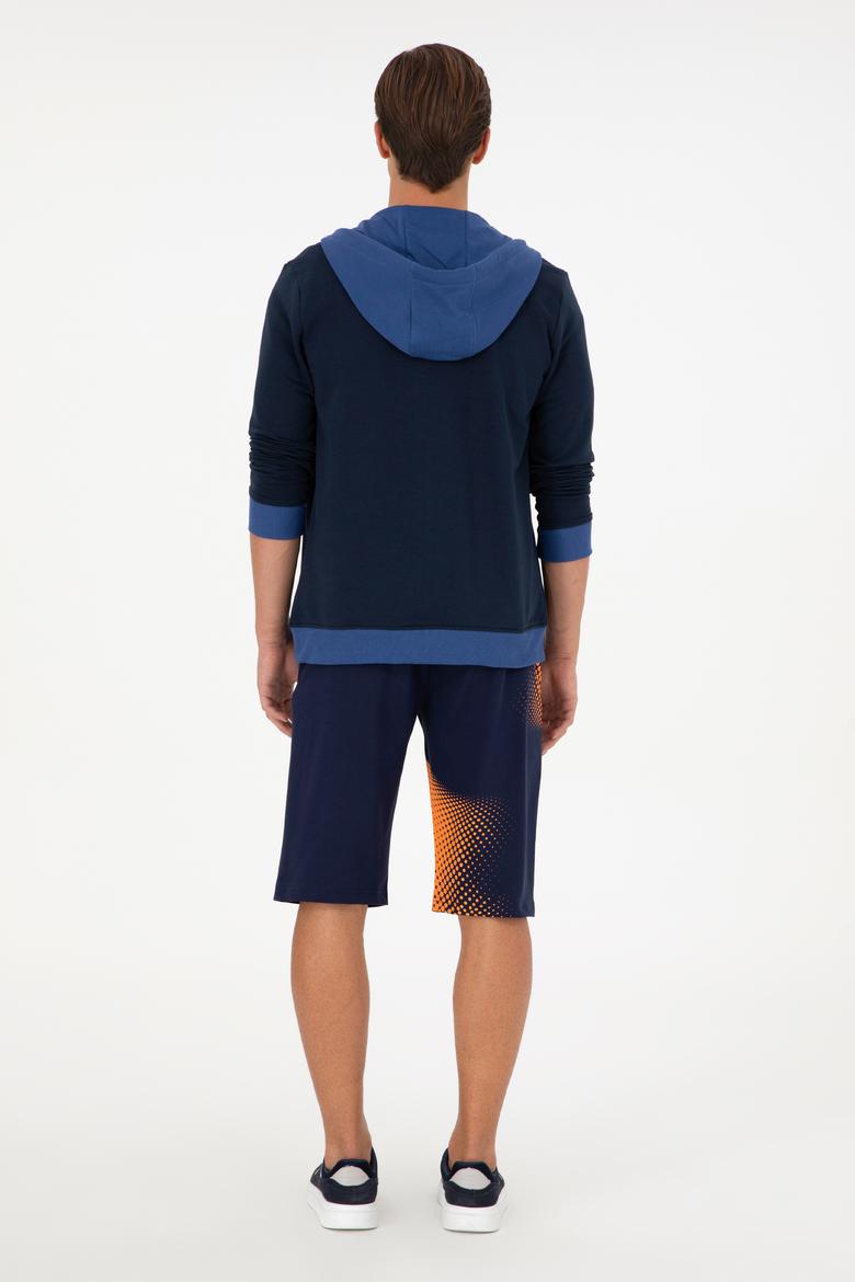 Erkek Lacivert Örme Şort - 50282013027