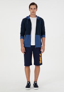 Erkek Lacivert Örme Şort - 50282013027