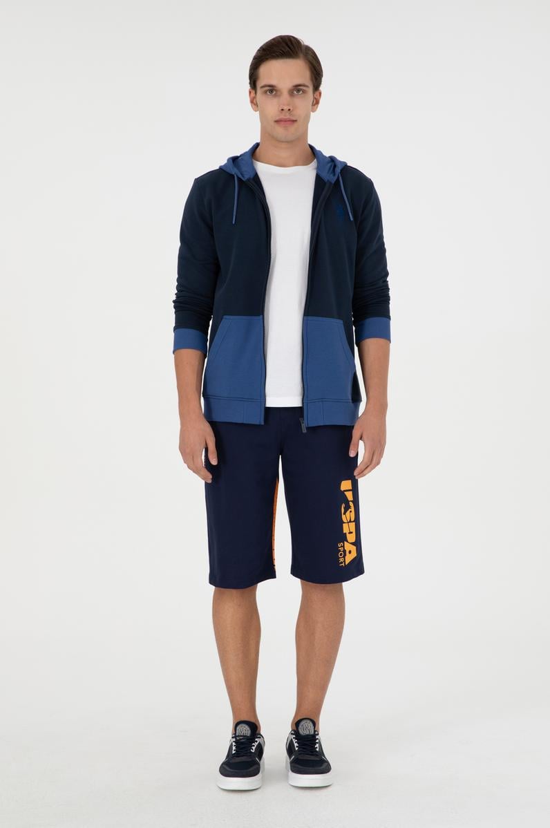 Erkek Lacivert Örme Şort