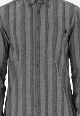 Erkek Gri Uzun Kollu Gömlek - 50293467026
