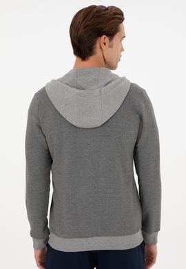 Erkek Antrasit Melanj Örme Hırka - 50290255034