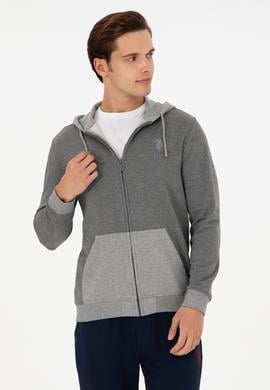 Erkek Antrasit Melanj Örme Hırka - 50290255034