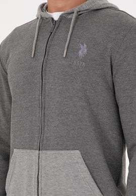 Erkek Antrasit Melanj Örme Hırka - 50290255034