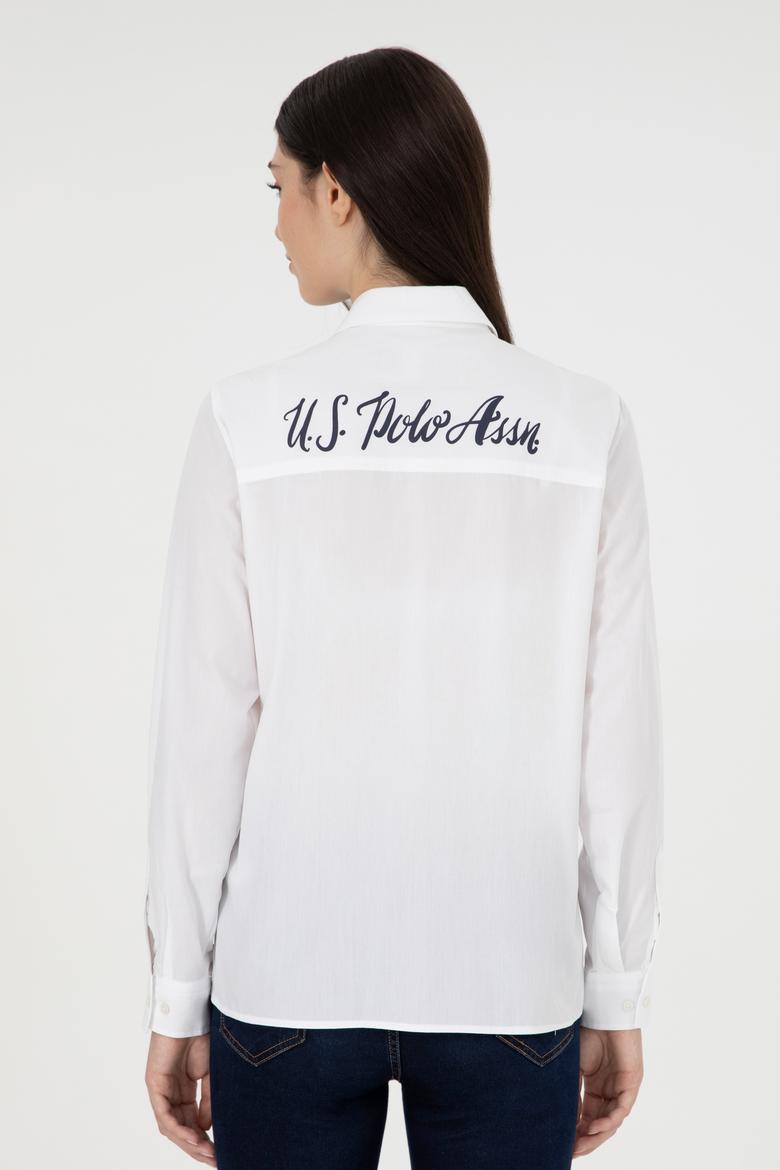 Kadın Beyaz Uzun Kollu Gömlek - 50291077002