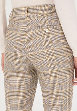 Kadın Sarı Carrot Hight Waist Fit Kanvas Pantolon - 50290858003