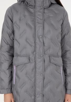 Kadın Açık Gri Kaban - 50291306025